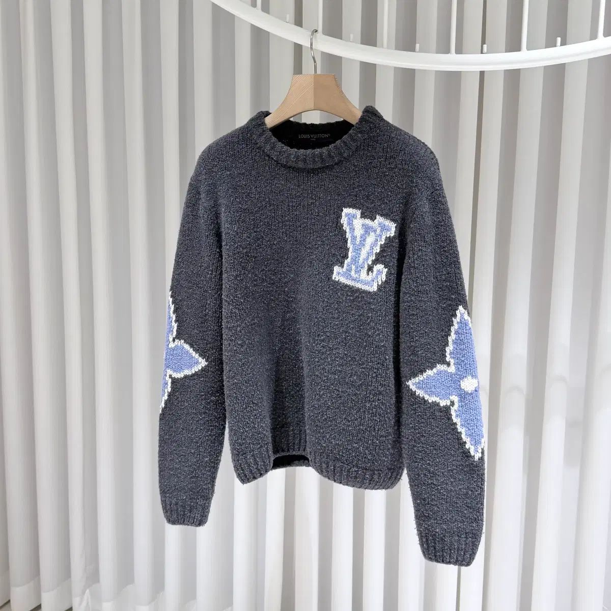 S / ルイヴィトン モノグラム チャンキー ウール ブレンド 新モデル