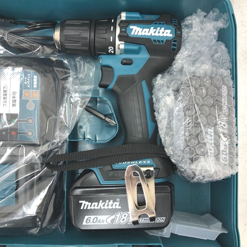 makita マキタ 18V 6.0Ah 充電式ドライバドリル ケース・充電器 