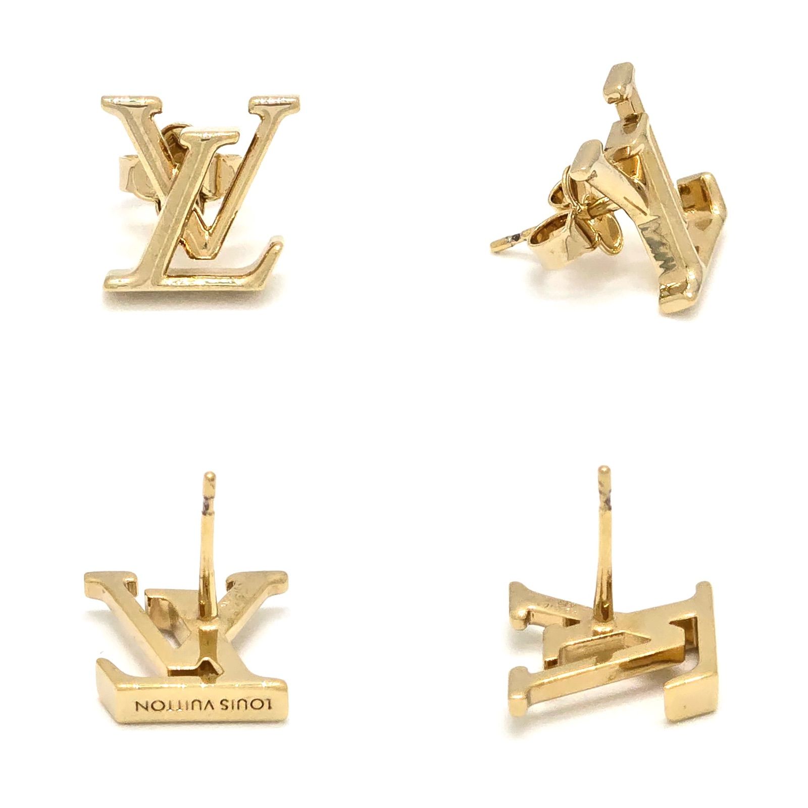 LOUIS VUITTON ルイヴィトン M00610 ピアス・LV アイコニック 両耳 LV