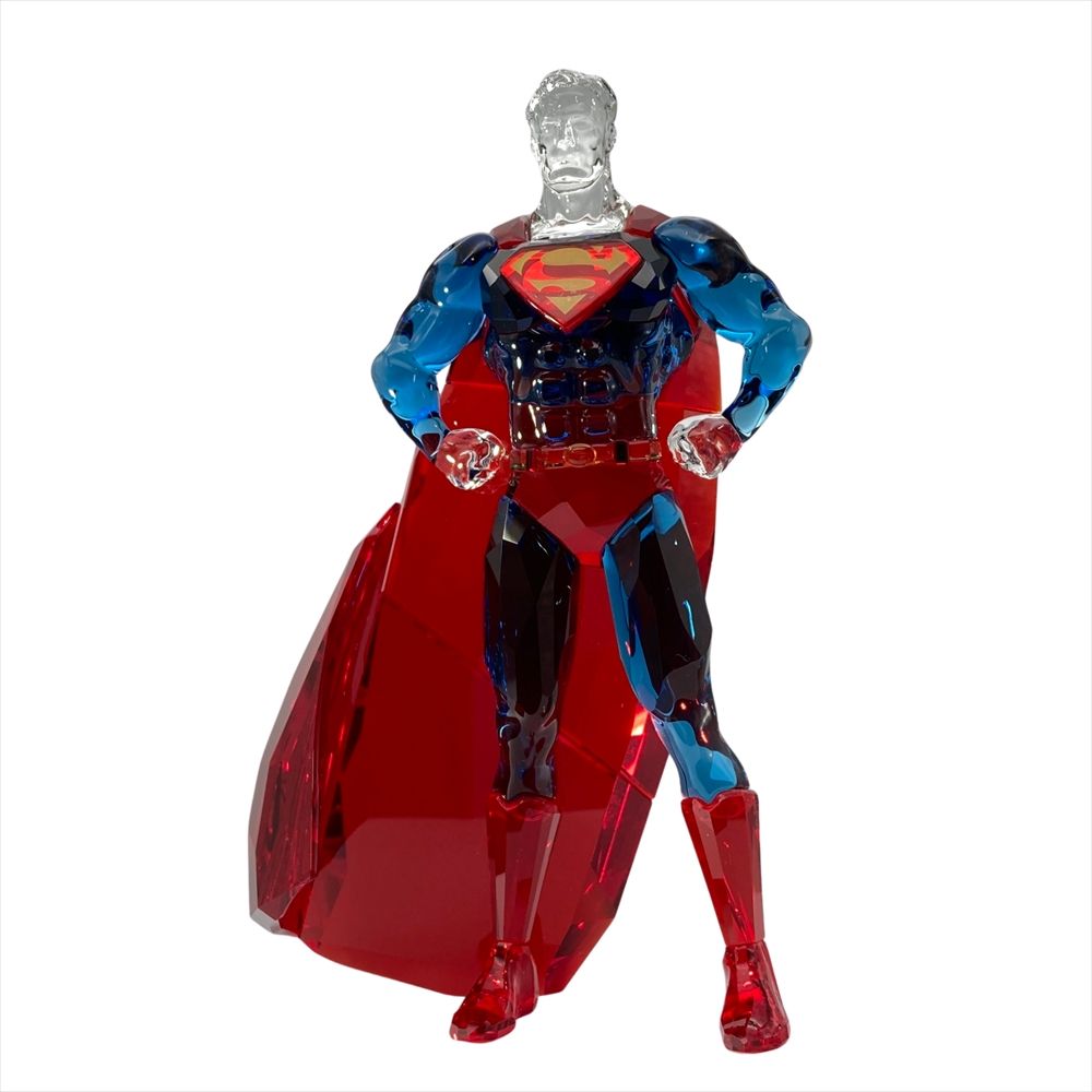 スワロフスキー SWAROVSKI DCコミックス スーパーマン オブジェ 置物 5556951 クリア