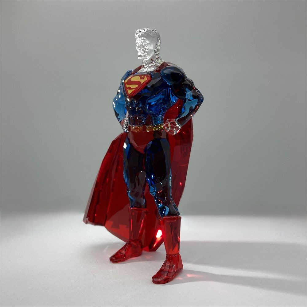 スワロフスキー SWAROVSKI DCコミックス スーパーマン オブジェ 置物