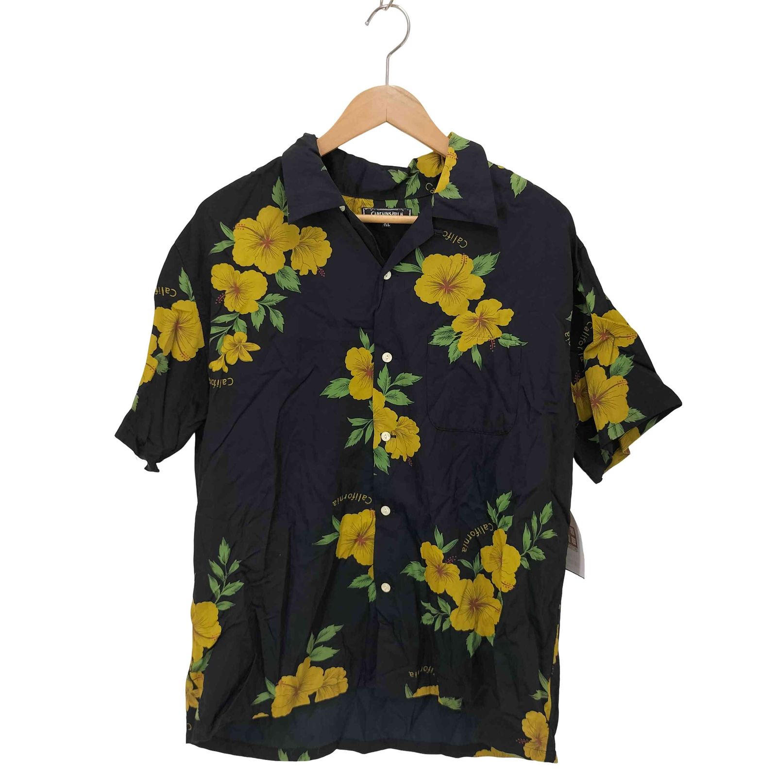 キャプテンズヘルム Captains Helm 花柄 オープンカラーシャツ メンズ