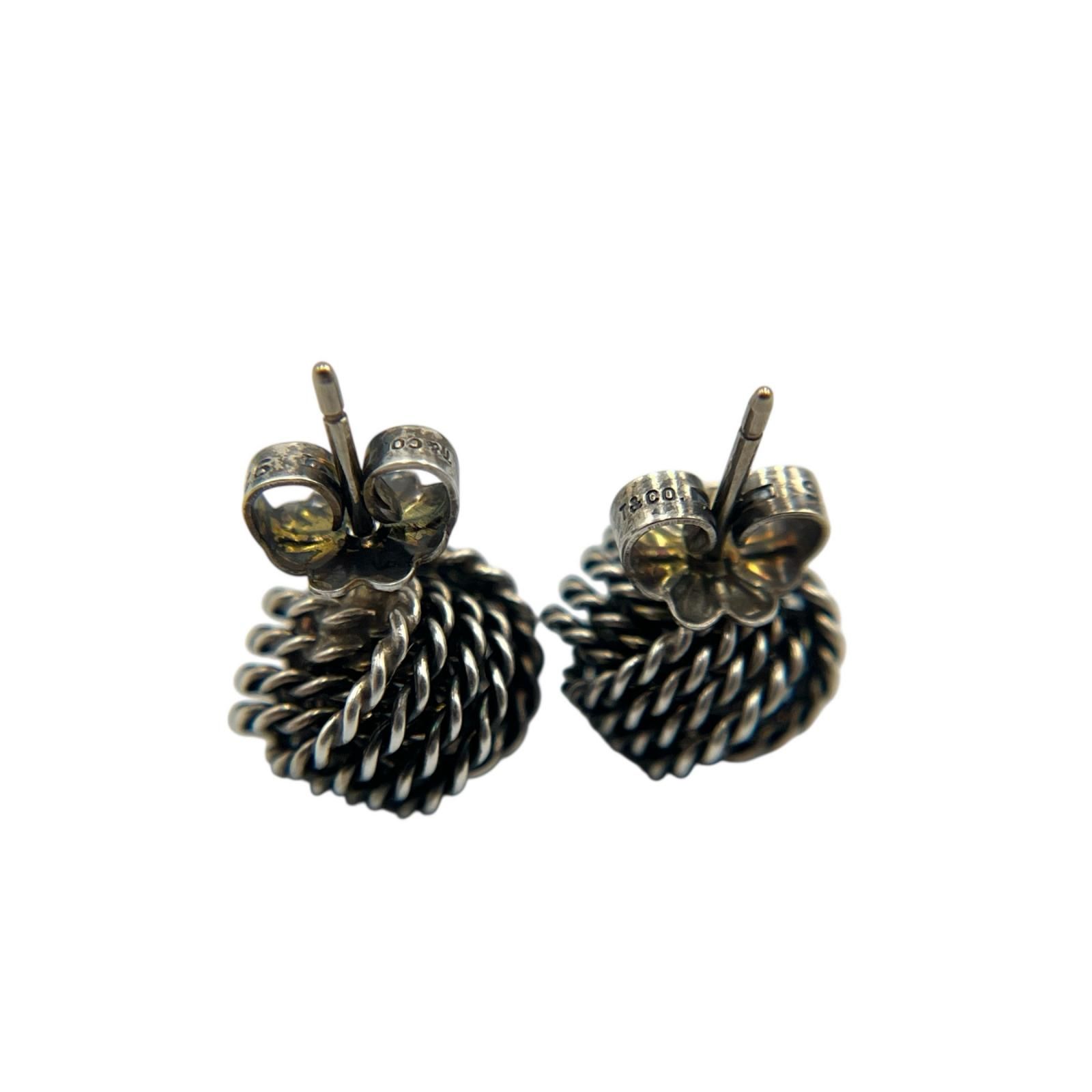 ティファニー TIFFANY&Co. ピアス サマセット ツイストノット シルバー