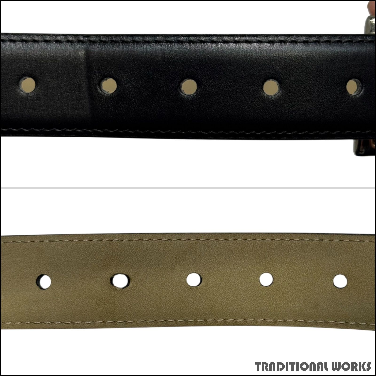 JOHN LOBB ジョンロブ Square 022 Belt 90 レザーベルト スクエア