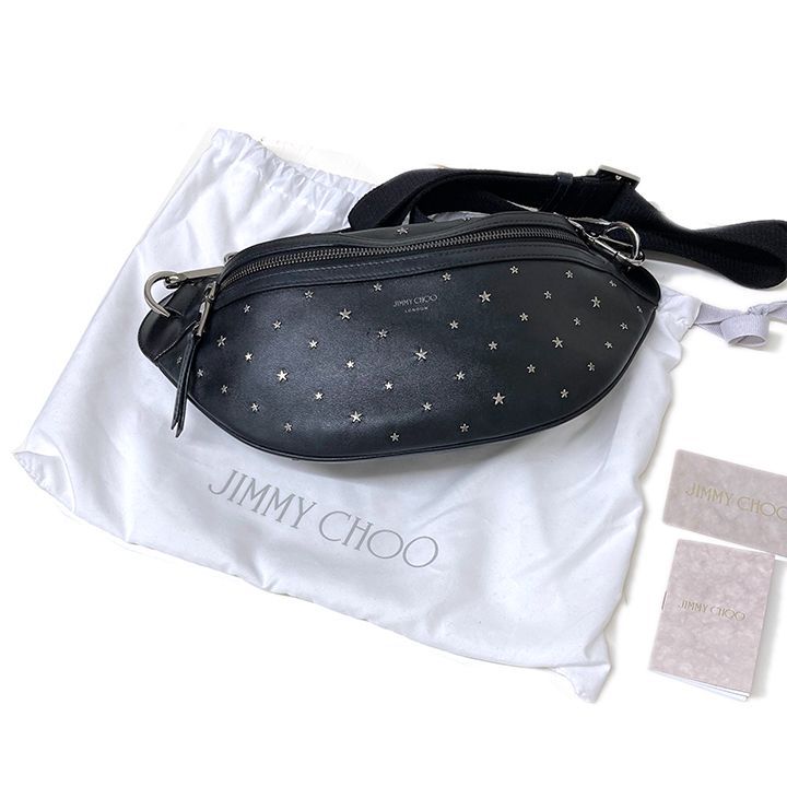 ジミーチュウ Jimmy Choo ボディバッグ ヨーク スタースタッズ レザー