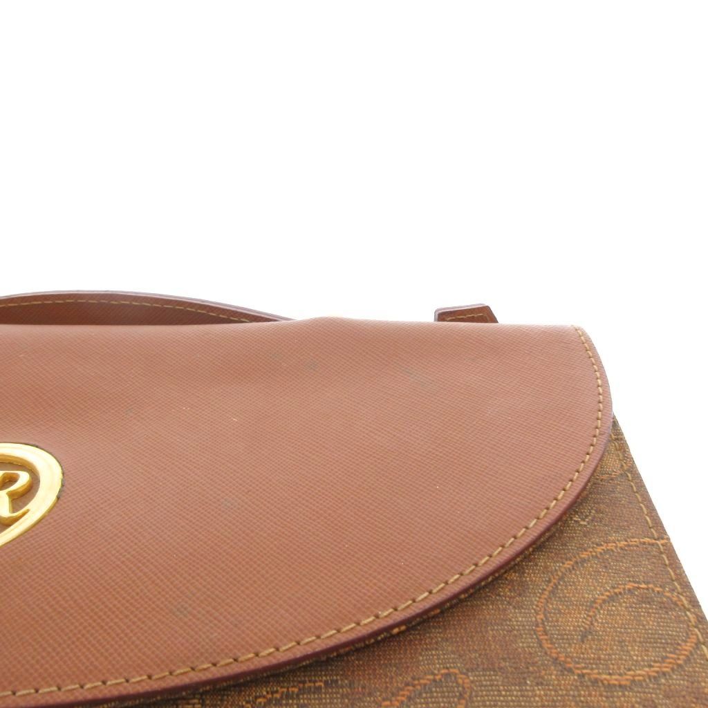 ニナリッチ NINA RICCI クラッチバッグ セカンド ハンドバッグ 茶