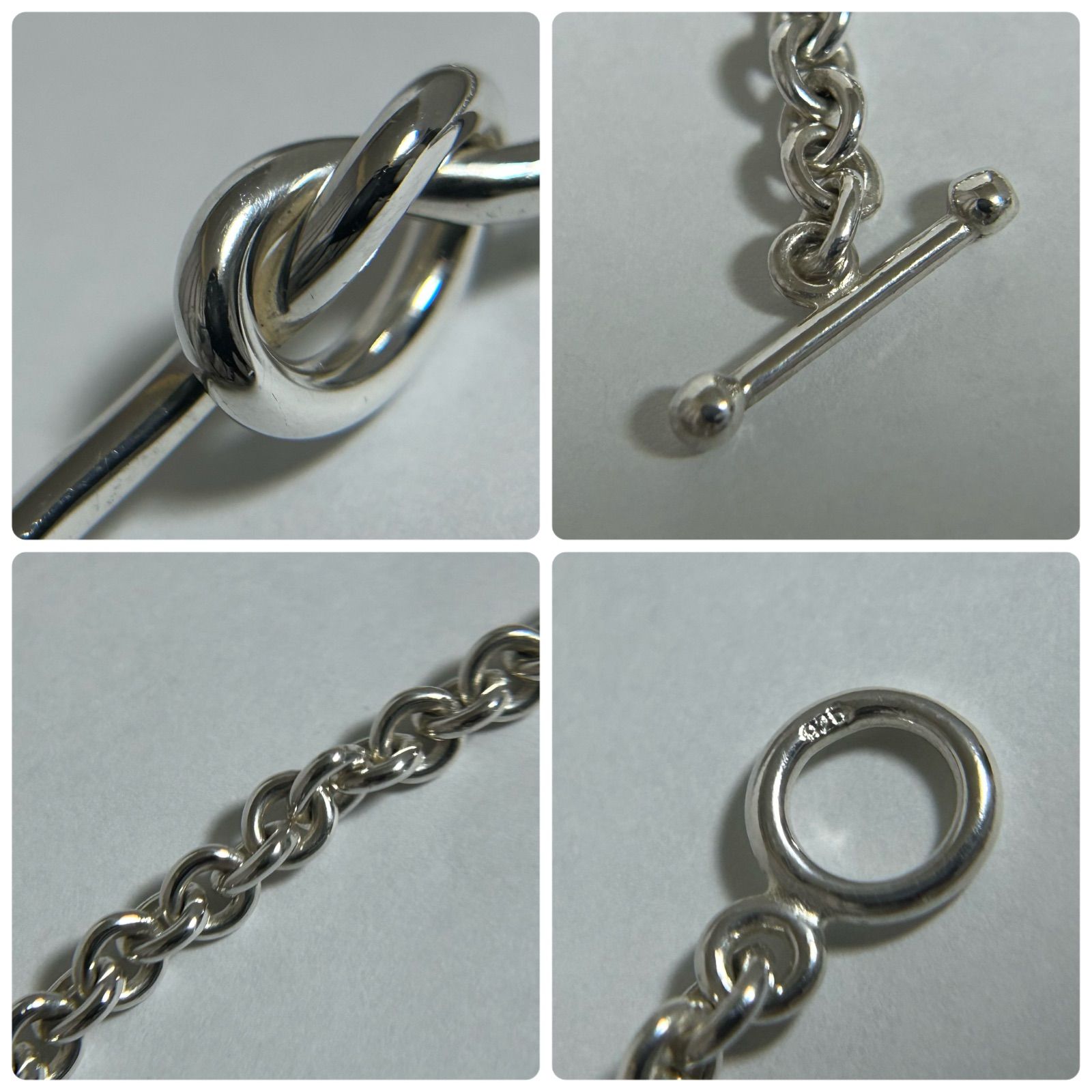 ジョージジェンセン チェーン ブレスレット A51B ノット AG925 Georg 