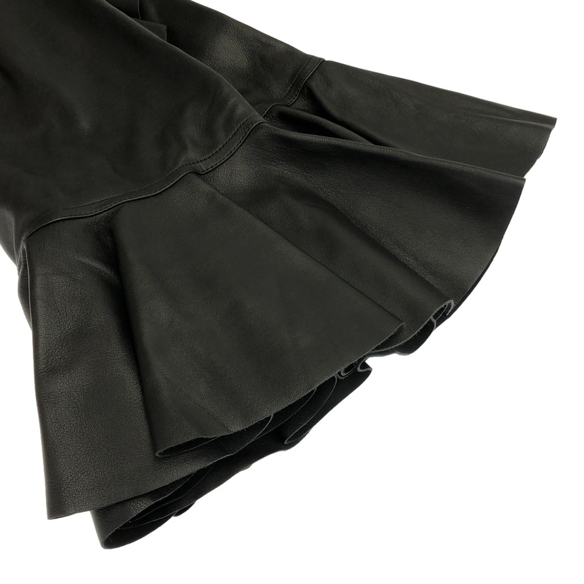 ALEXANDER McQUEEN アレキサンダーマックイーン レザースカート 668445