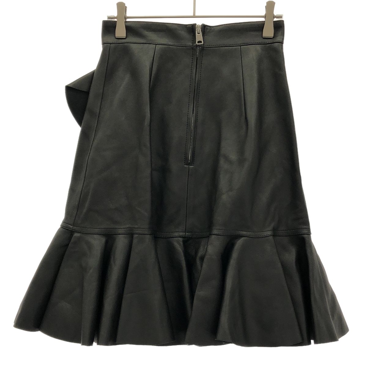 ALEXANDER McQUEEN アレキサンダーマックイーン レザースカート 668445
