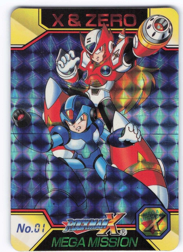 バンダイ ロックマンXメガミッション/カードダス 1弾 ロックマンX&ゼロ