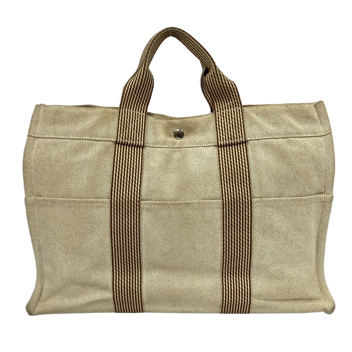 HERMES(エルメス) トートバッグ ニューフールトゥトートMM ベージュ