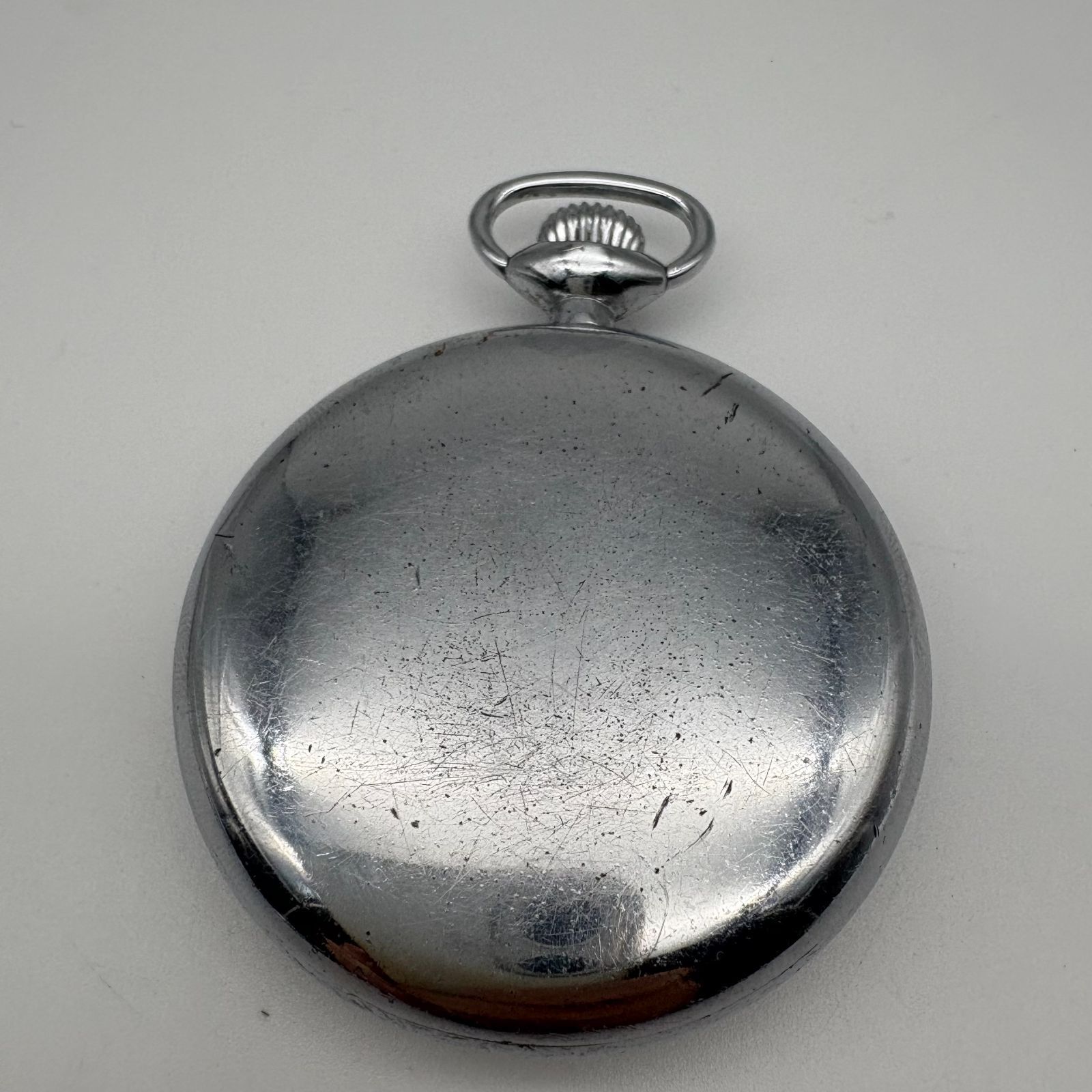 ジャンク】SEIKO PRECISION 15JEWELS 懐中時計 シルバー 白文字盤