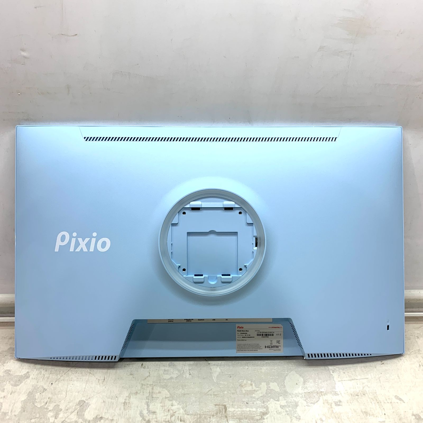 美品】Pixio ピクシオ PX248 WaveB Pastel Blue ゲーミングモニター