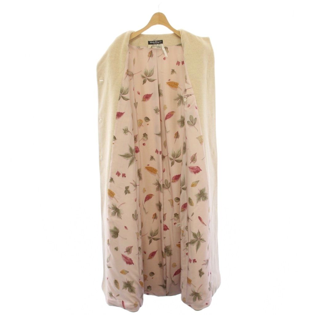 サルヴァトーレフェラガモ Salvatore Ferragamo ノーカラーコート