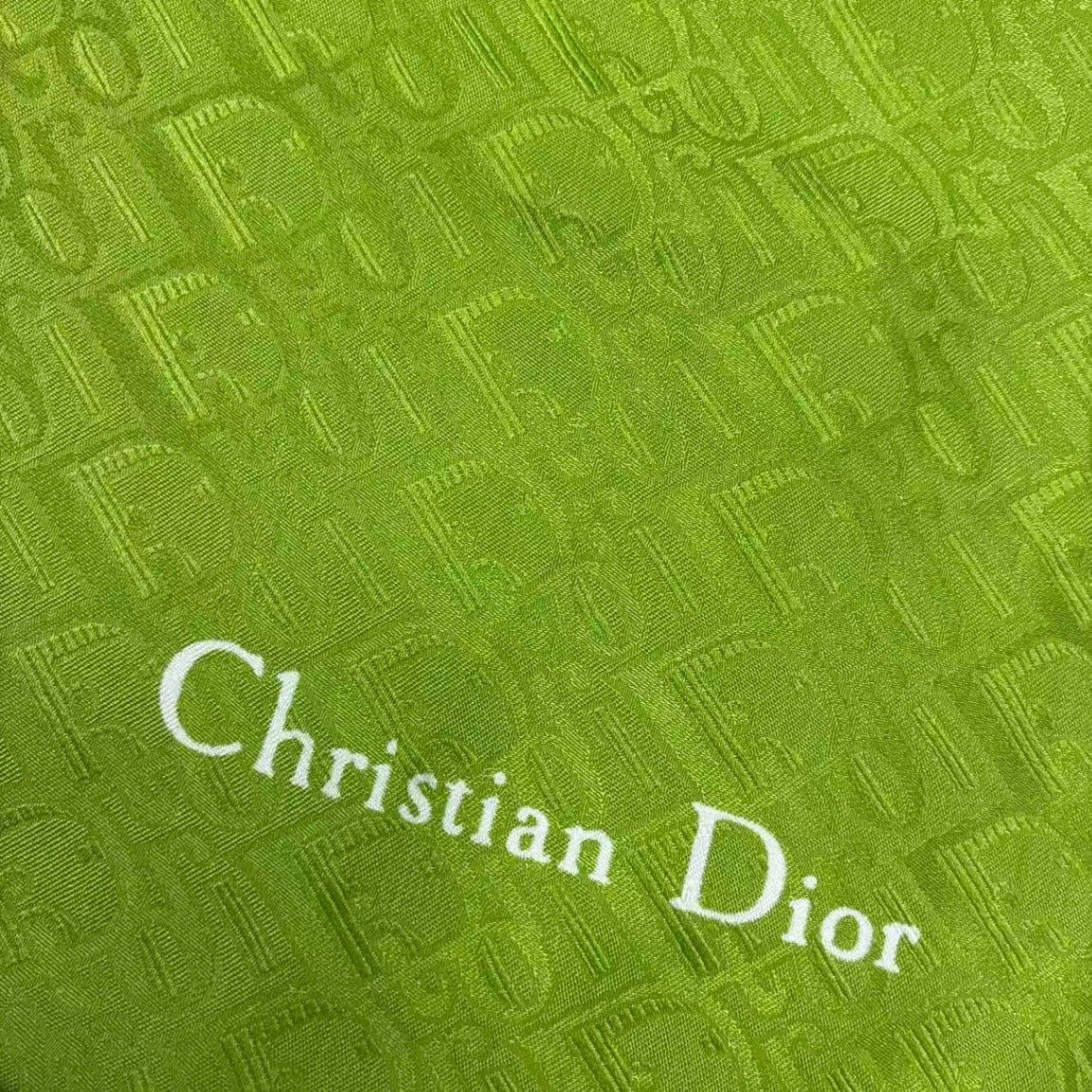 極美品 Christian Dior クリスチャン ディオール スカーフ シルク 総柄