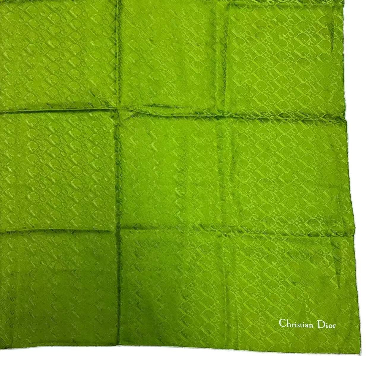 極美品 Christian Dior クリスチャン ディオール スカーフ シルク 総柄