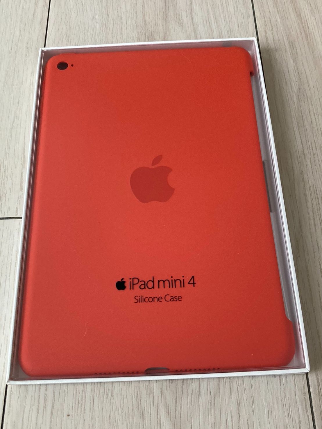 アップル 純正 iPad mini4 用  シリコンカバー 　①グレイ②オレンジ