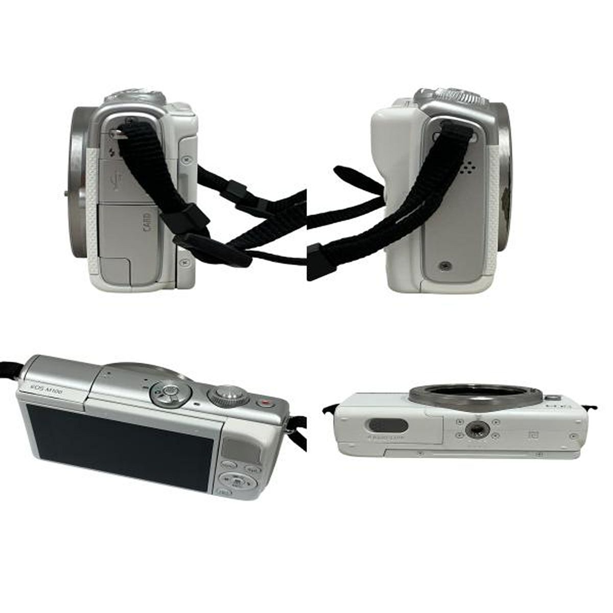 Canon EOS M100 ミラーレス 一眼 カメラ ダブルズームキット ホワイト