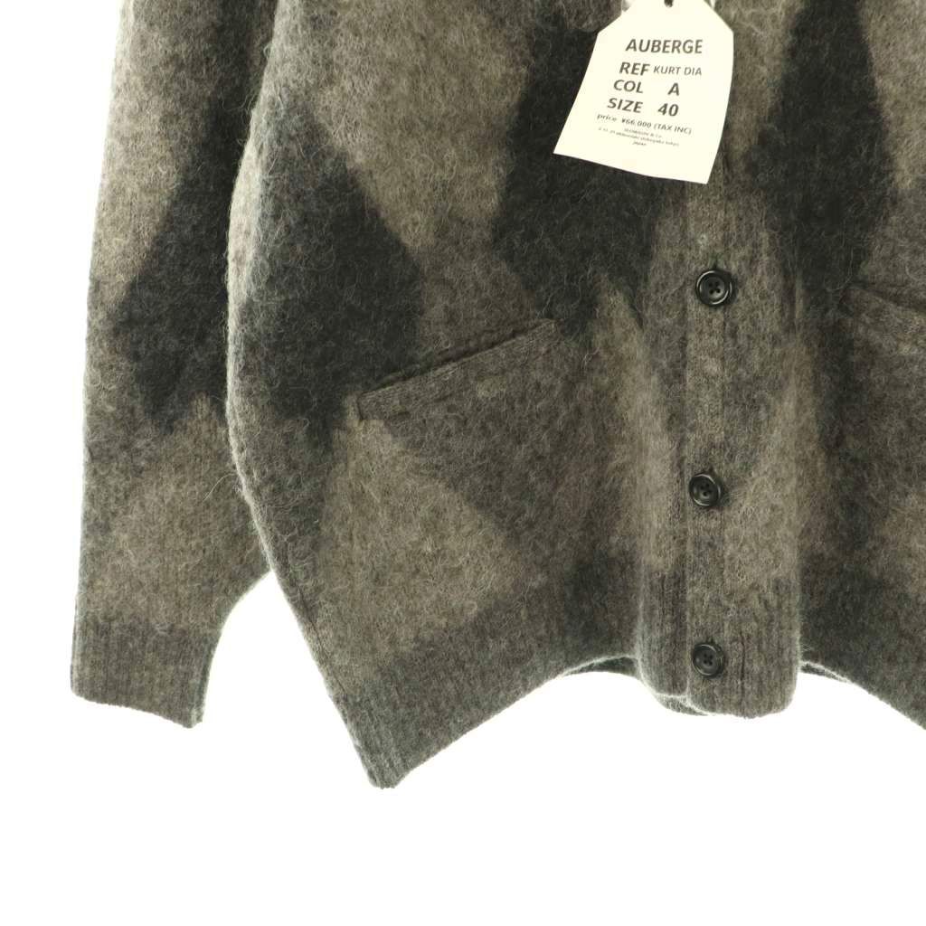 オーベルジュ AUBERGE KURT DIA ニットカーディガン アルパカ 40