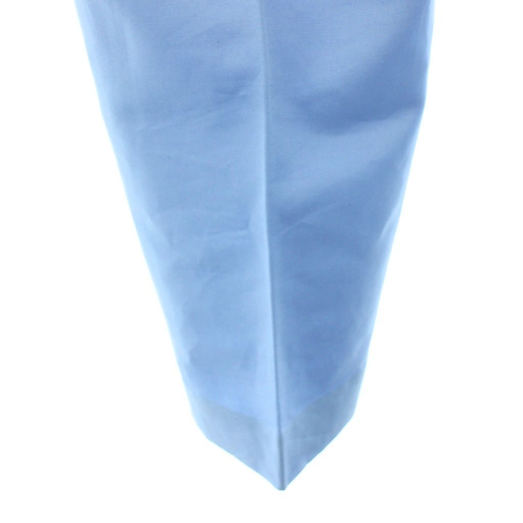 ドゥロワー Drawer ギャバカラーテーパードパンツ リネン混 38 ライト