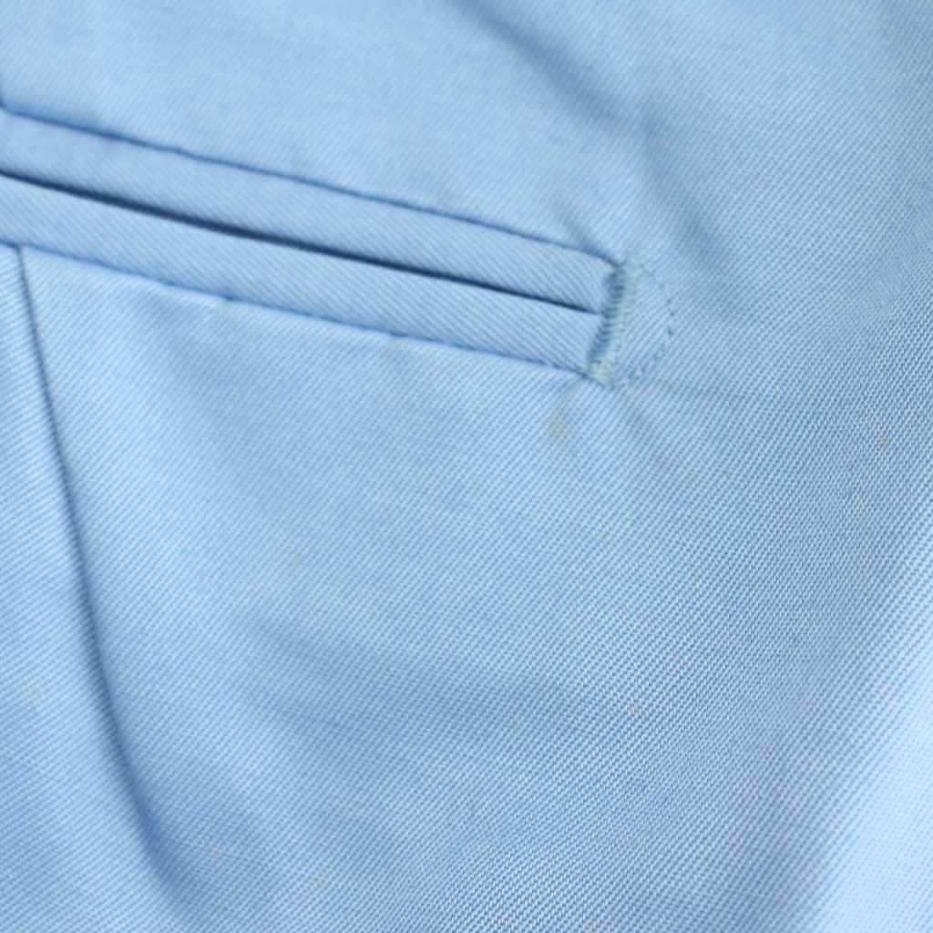 ドゥロワー Drawer ギャバカラーテーパードパンツ リネン混 38 ライト