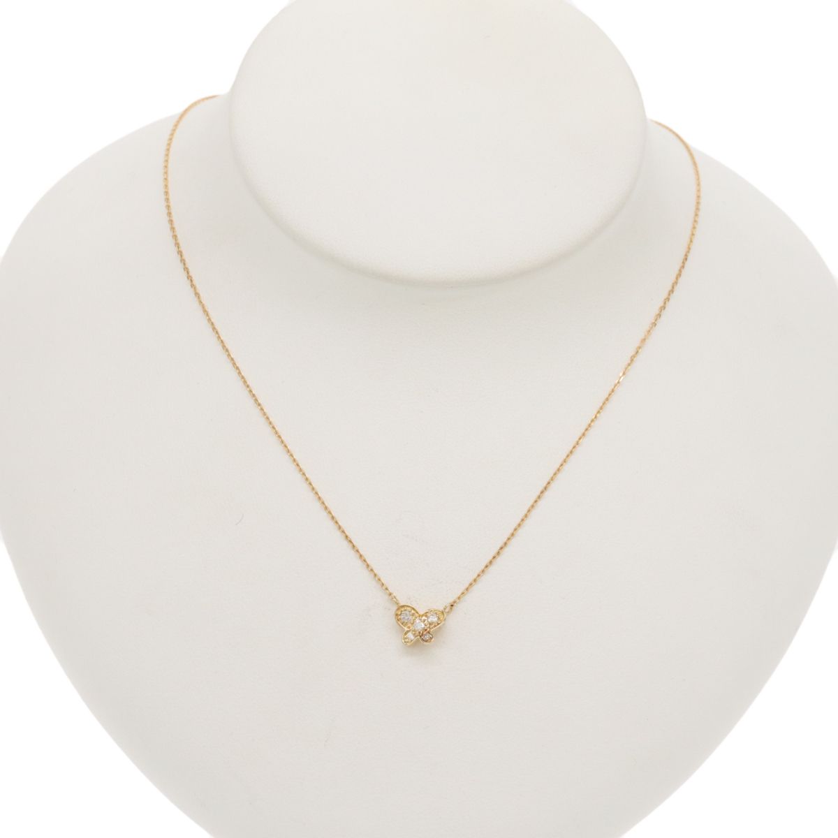 STAR JEWELRY スタージュエリー K18YG 18金イエローゴールド 蝶 