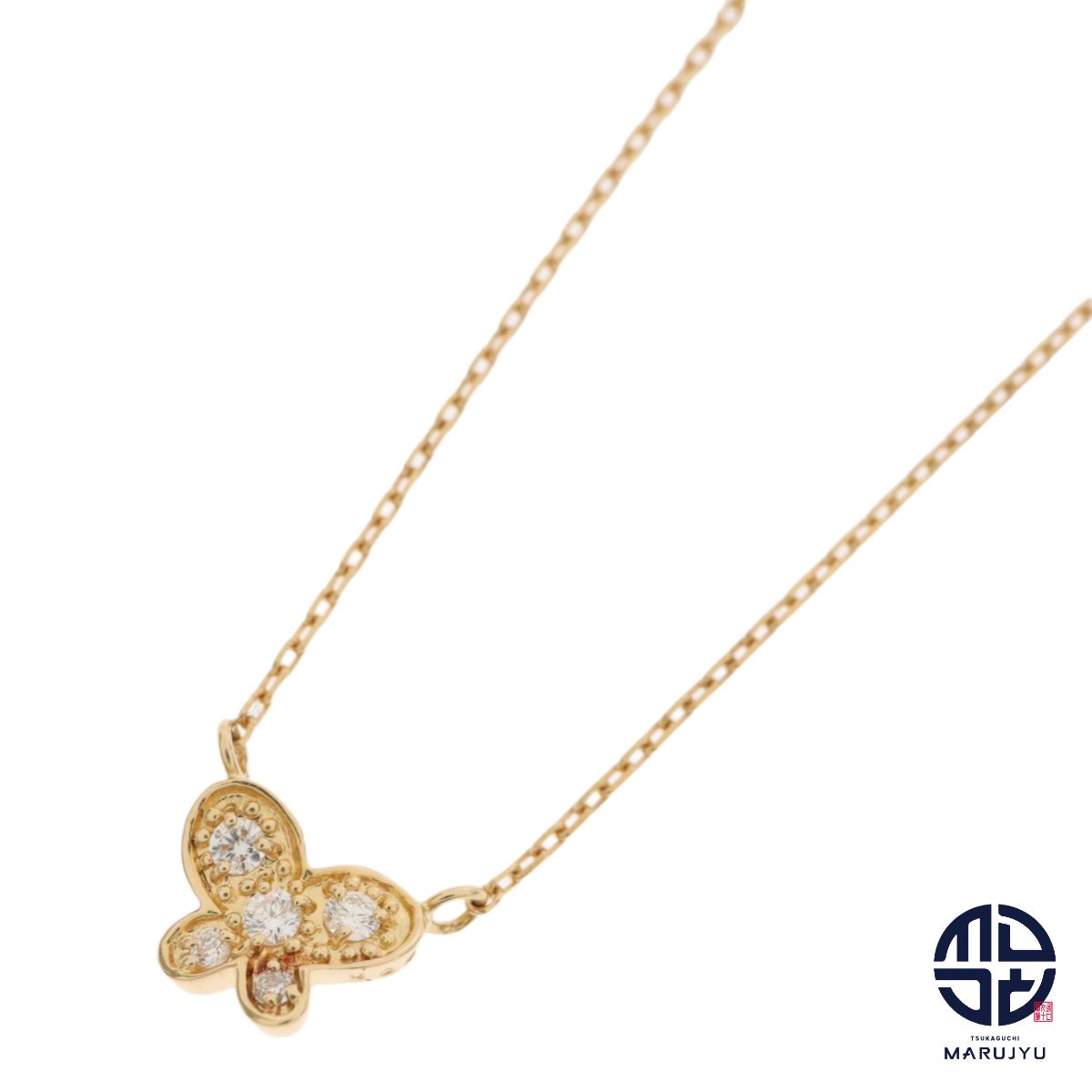 STAR JEWELRY スタージュエリー K18YG 18金イエローゴールド 蝶 