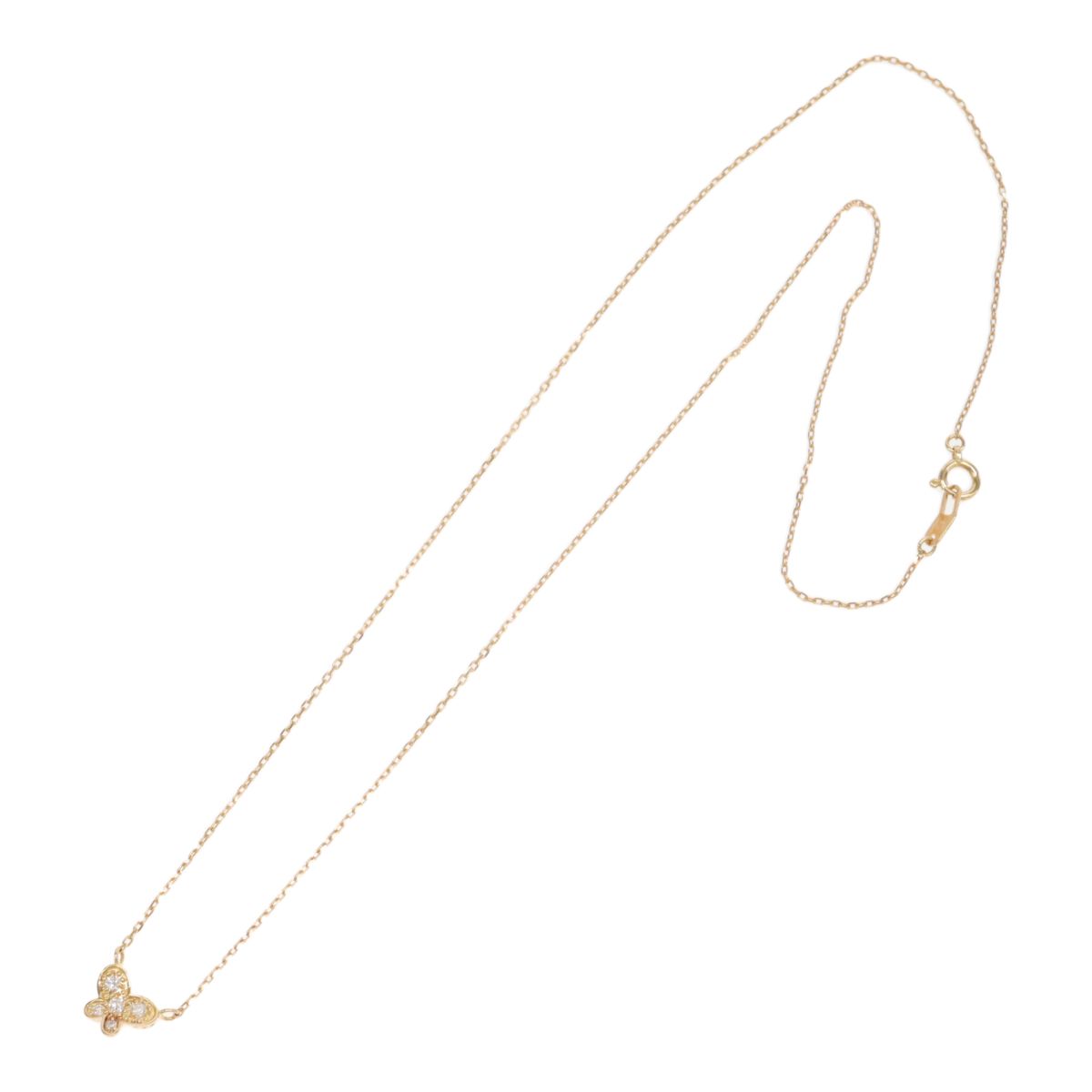 STAR JEWELRY スタージュエリー K18YG 18金イエローゴールド 蝶 