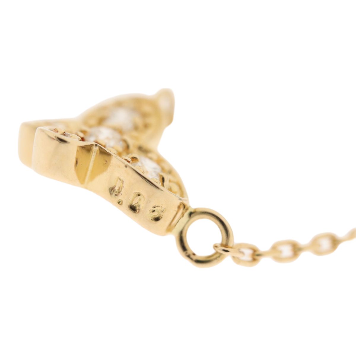 STAR JEWELRY スタージュエリー K18YG 18金イエローゴールド 蝶 