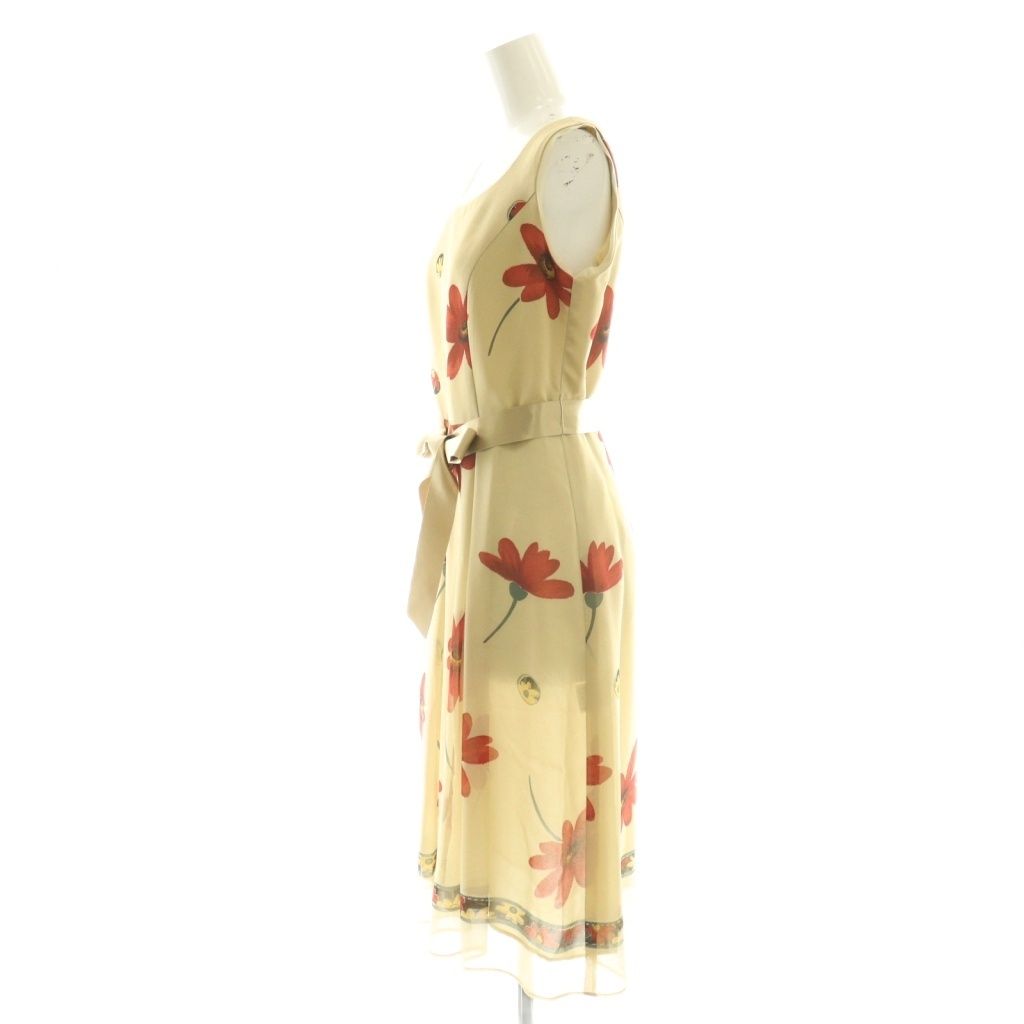 エムズグレイシー M'S GRACY 花柄 ノースリーブ ワンピース 38