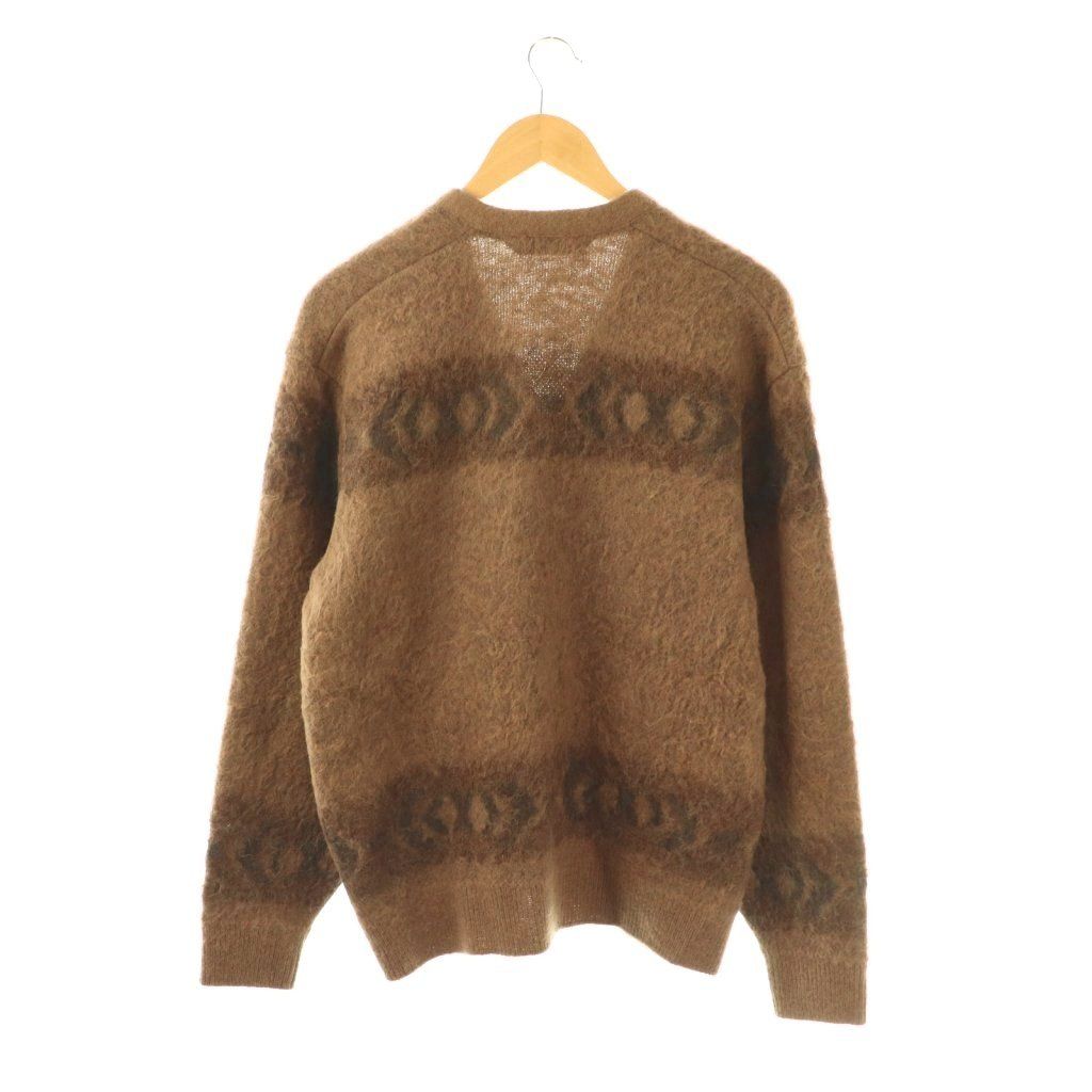 オーベルジュ AUBERGE BASQUIAT ニットカーディガン23AW アルパカ 40