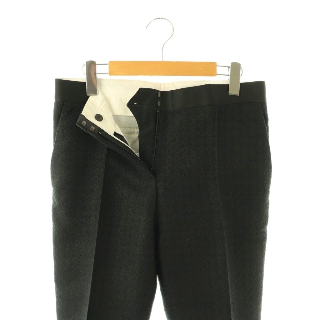 セリーヌ CELINE フィービー期 パンツ テーパード 総柄 シルク混 36