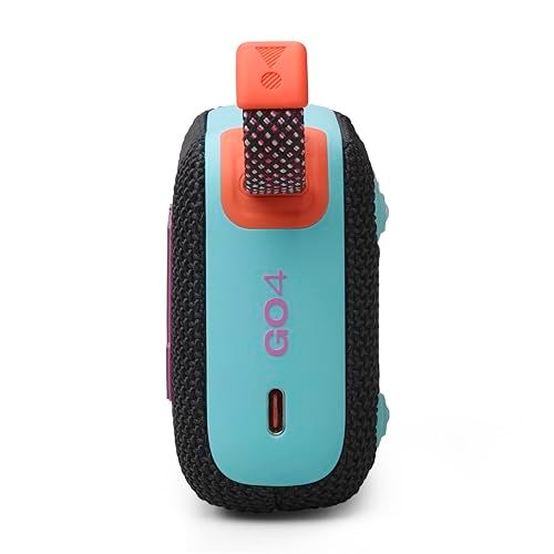  JBL GO 4 Bluetoothスピーカー USB C充電|IP 67防塵防水|アプリ対応|パッシブラジエーター搭載|ポータブル|ファンキーブラック po 6645 b 0 5 キッチン小物 コップ その他 キッチン 食器