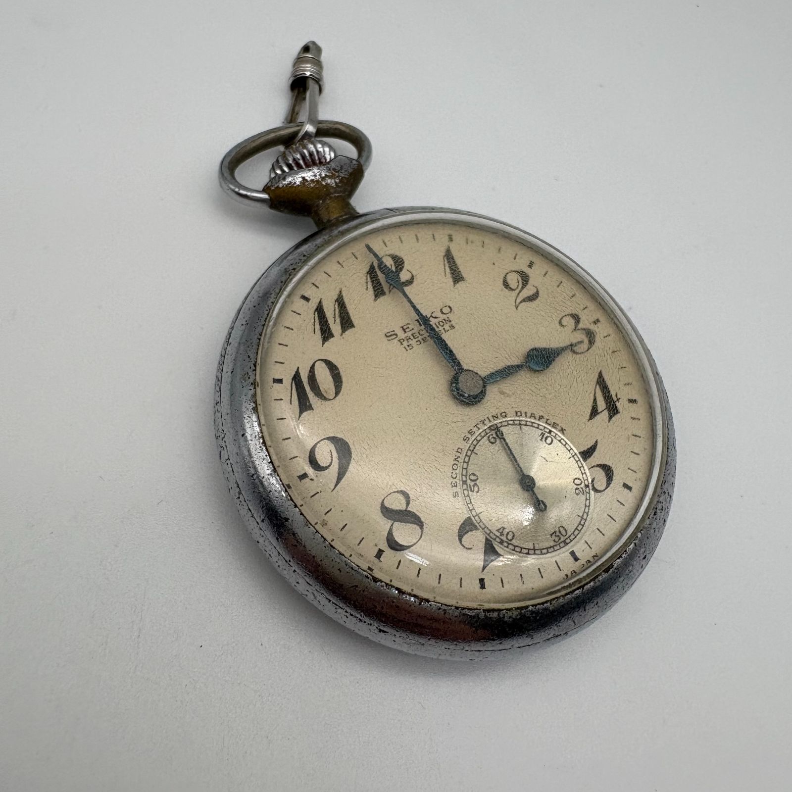 ジャンク】SEIKO PRECISION 15JEWELS 懐中時計 国鉄 昭 31 鉄道時計