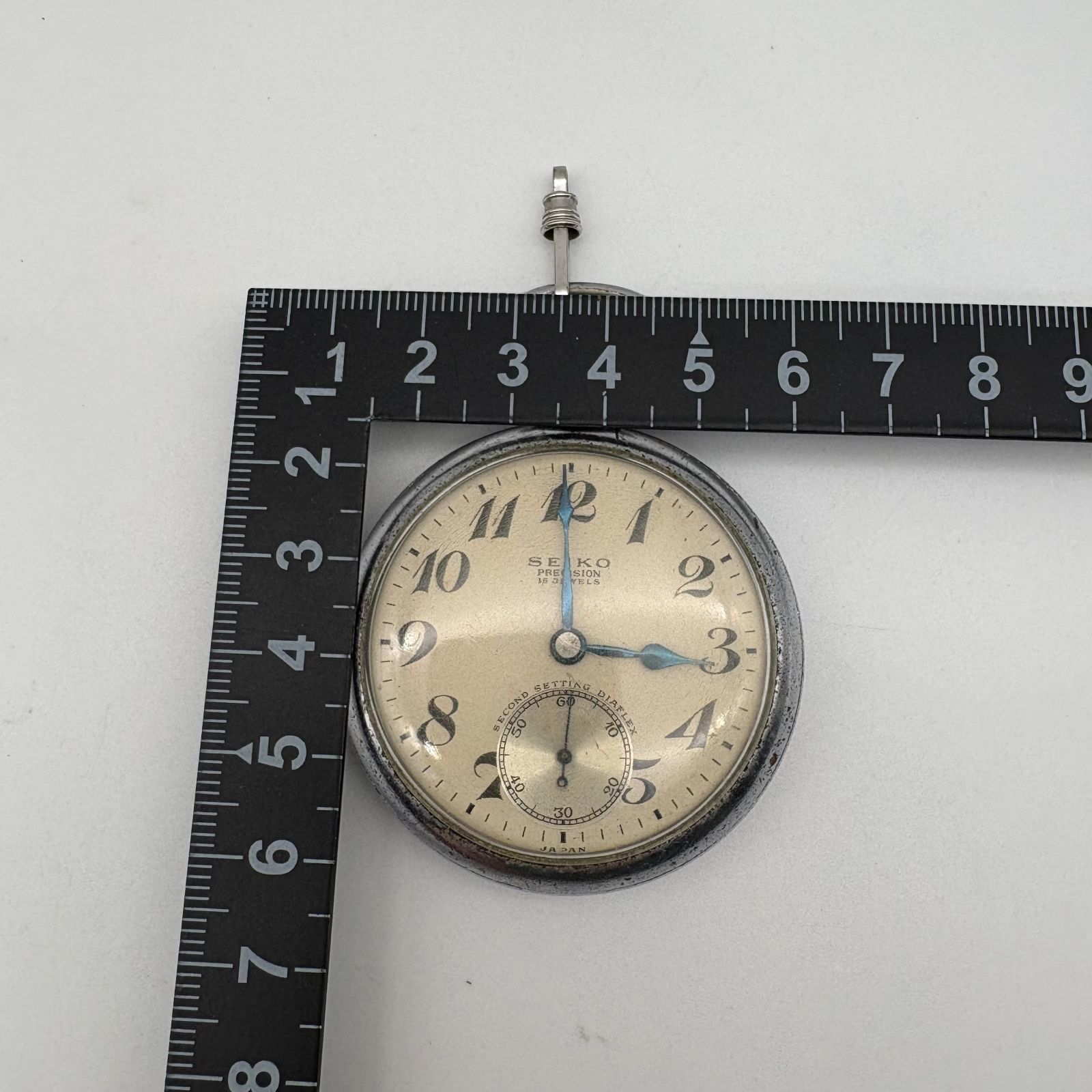 ジャンク】SEIKO PRECISION 15JEWELS 懐中時計 国鉄 昭 31 鉄道時計