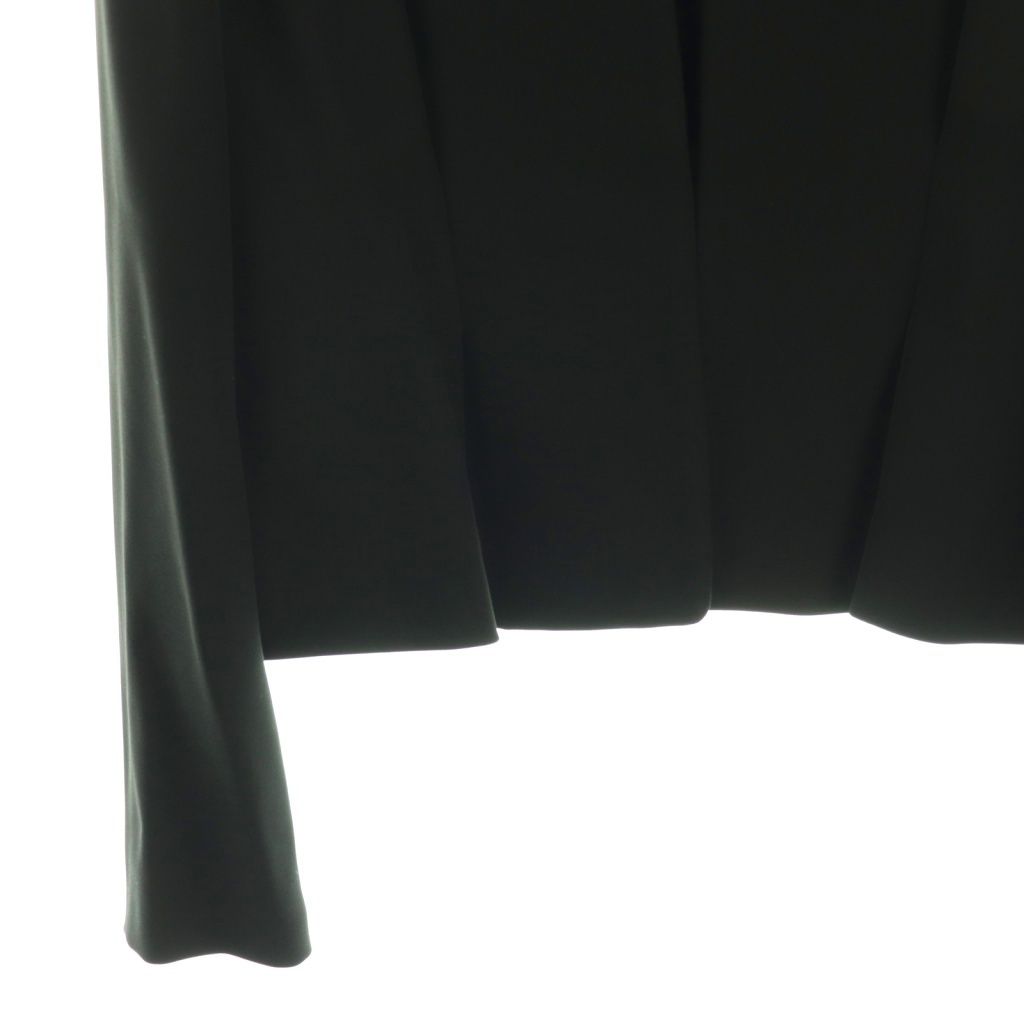 ヨーコチャン YOKO CHAN ノーカラータックジャケット 36 ブラック /HK