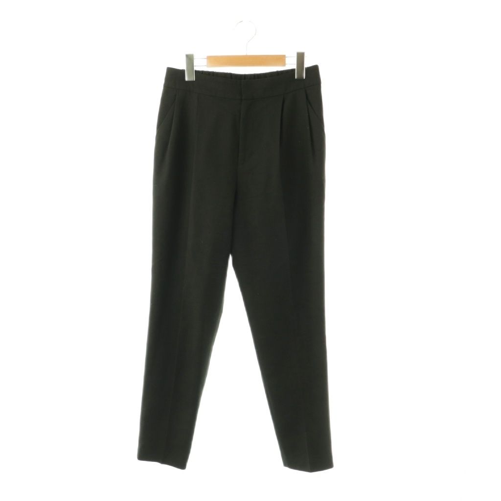 アドーア ADORE クリアクロスパンツ ジッパーフライ 38 ブラック /DO