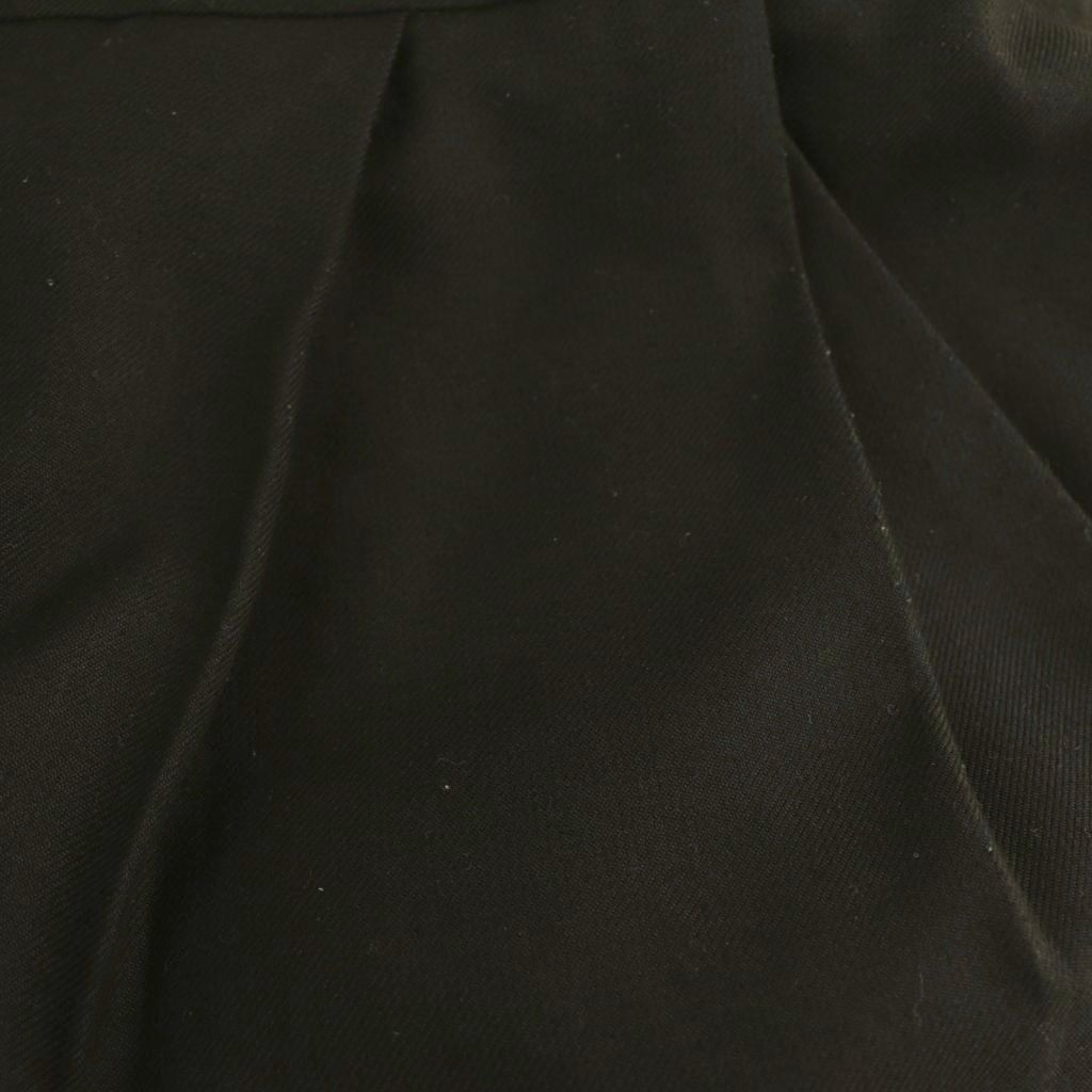 アドーア ADORE クリアクロスパンツ ジッパーフライ 38 ブラック /DO