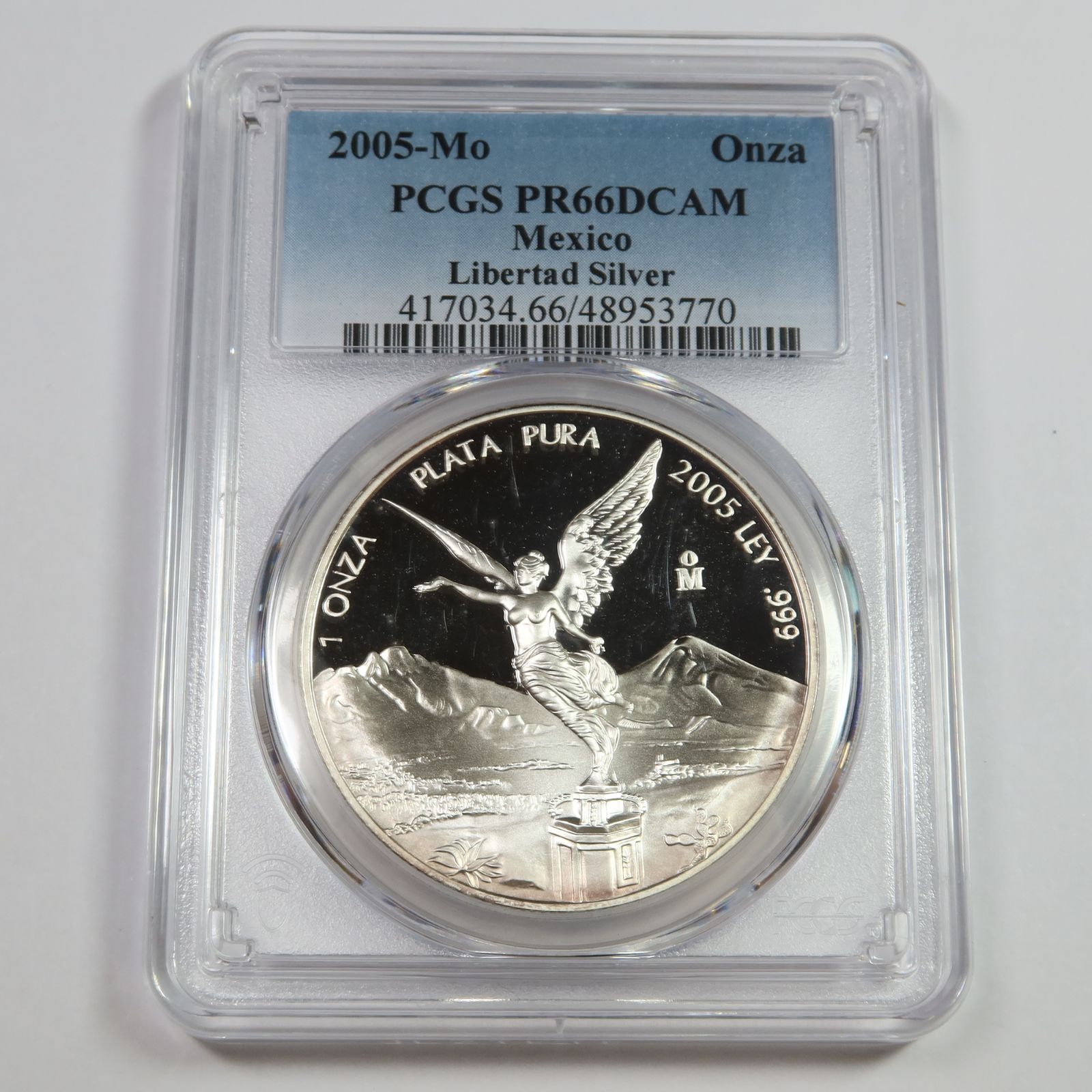 2005 Mo PCGS PR66 DCAM - メキシコ - 1 オンス シルバー リベルタ
