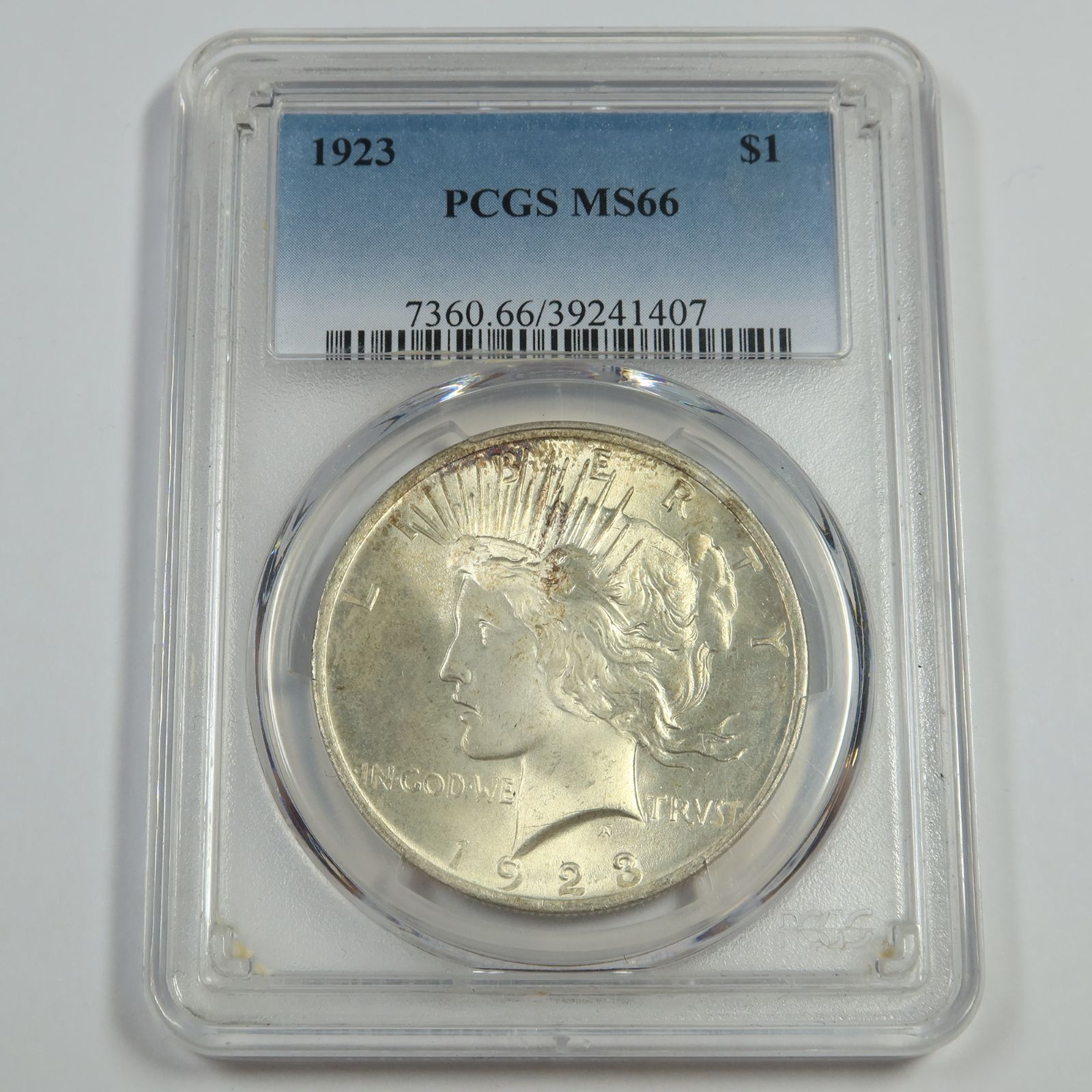 1923年 P PCGS MS 66 - シルバーピースダラー - 1ドルコイン - メルカリ