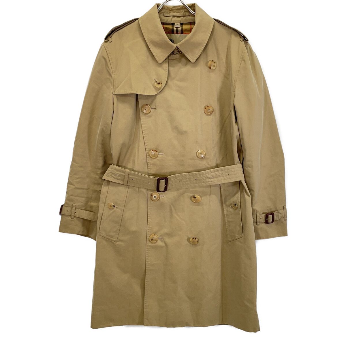 BURBERRY バーバリー 4073483 ﾍﾞｰｼﾞｭ THE KENSINGTON/ｹﾝｼﾞﾝﾄﾝ ﾄﾚﾝﾁｺｰﾄ