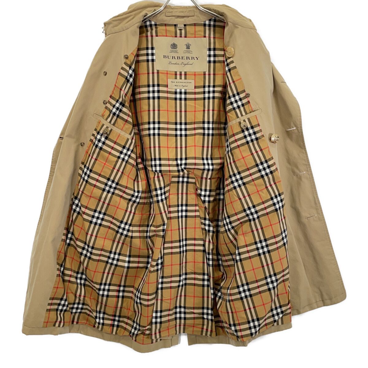 BURBERRY バーバリー 4073483 ﾍﾞｰｼﾞｭ THE KENSINGTON/ｹﾝｼﾞﾝﾄﾝ ﾄﾚﾝﾁｺｰﾄ