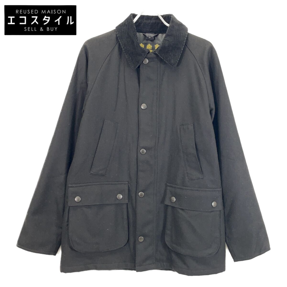 Barbour バブアー 1602100 ﾌﾞﾗｯｸ BRITISH WOOL BEDALE SL ｳｰﾙｼﾞｬｹｯﾄ 40 