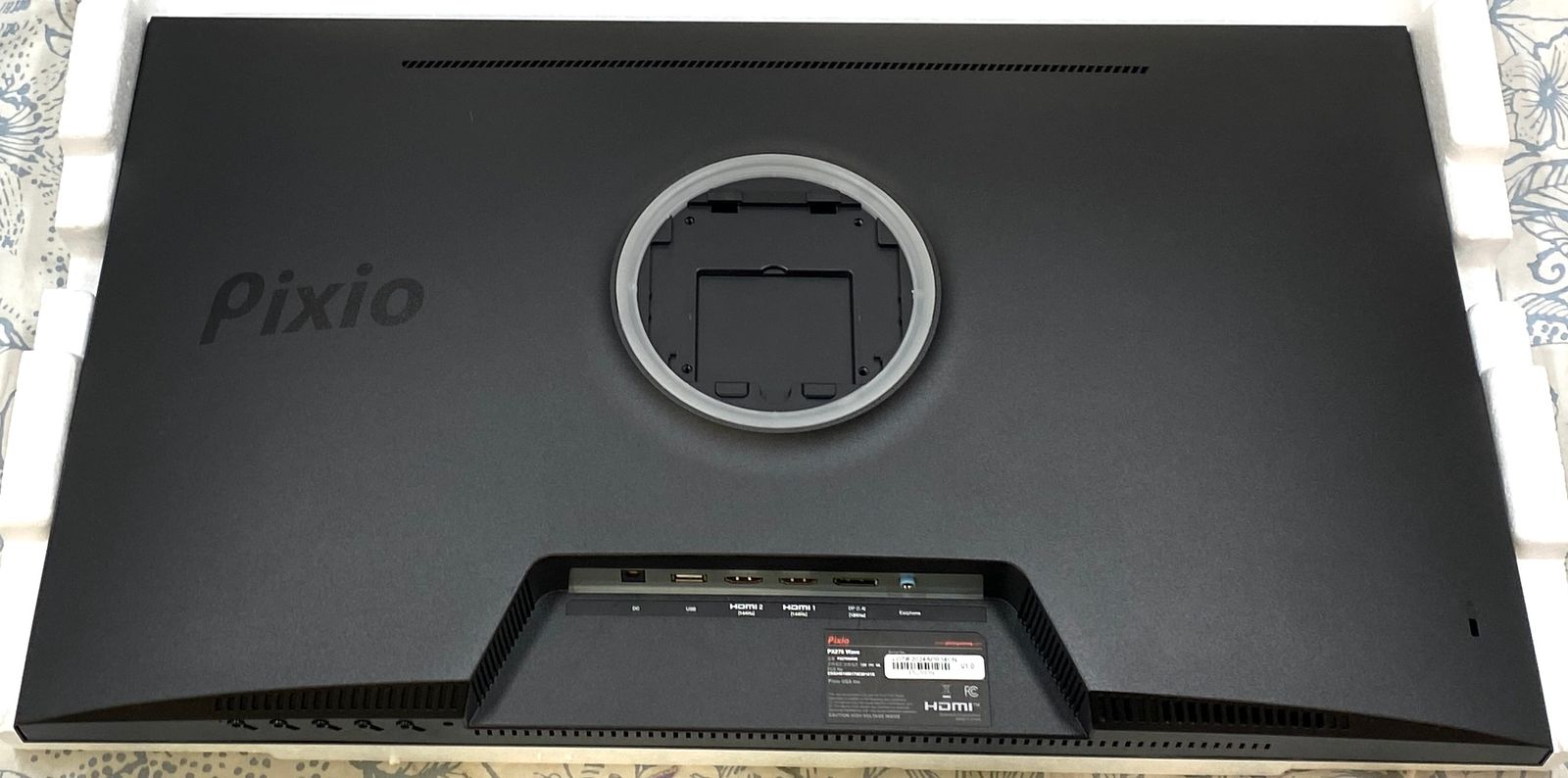 ジャンク品】 Pixio PX278 WAVE Black 液晶ディスプレイ PX278WAVE 27