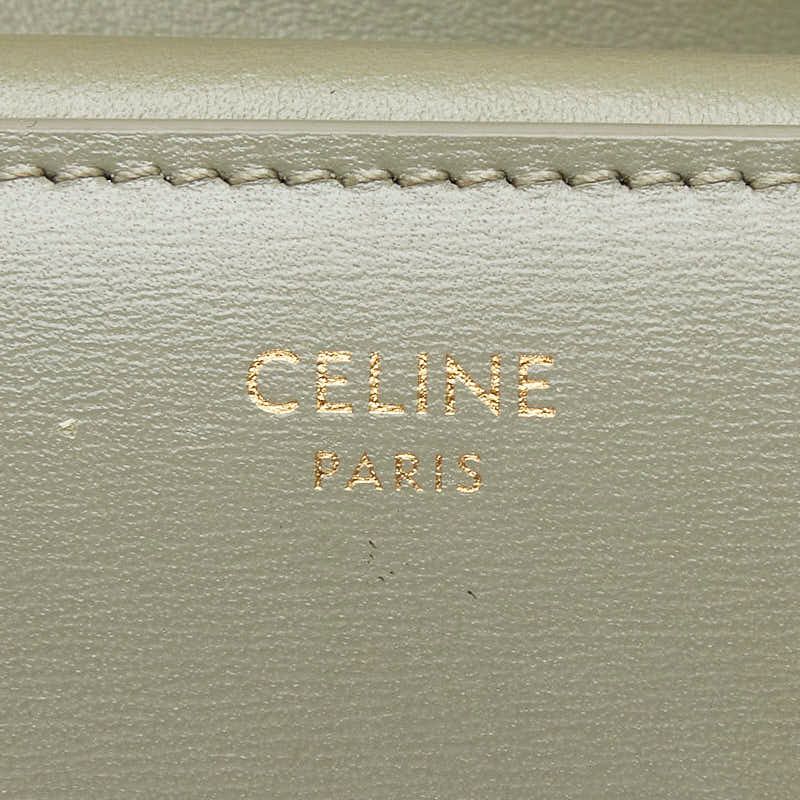 セリーヌ トリオンフ コンパクトウォレット 三つ折り財布 ゴールデン