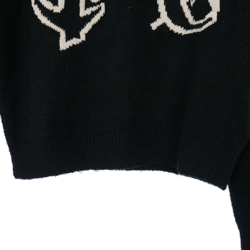 パームエンジェルス PALM ANGELS 24AW ニット セーター 長袖 Lサイズ