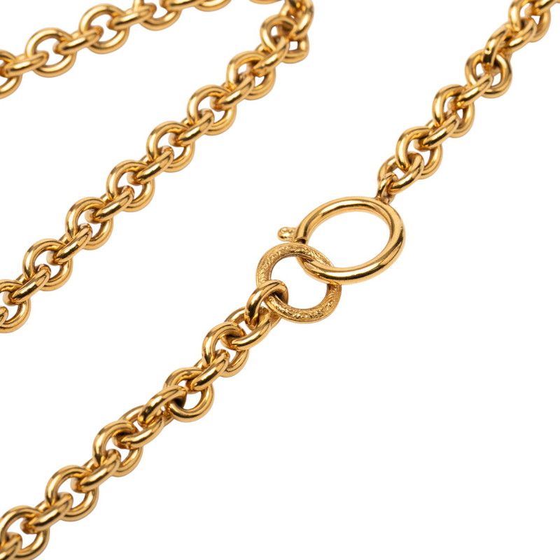 シャネル ココマーク マトラッセ ヴィンテージ ロングネックレス