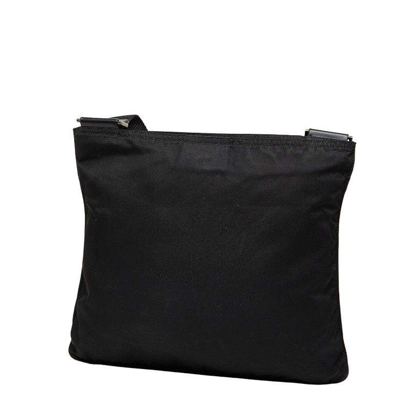 ✨ギャランティ付✨ プラダ ショルダーバッグ 三角ロゴプレート ナイロン レザー プラダ 三角ロゴプレート ブラック ナイロン レザー レディース PRADA