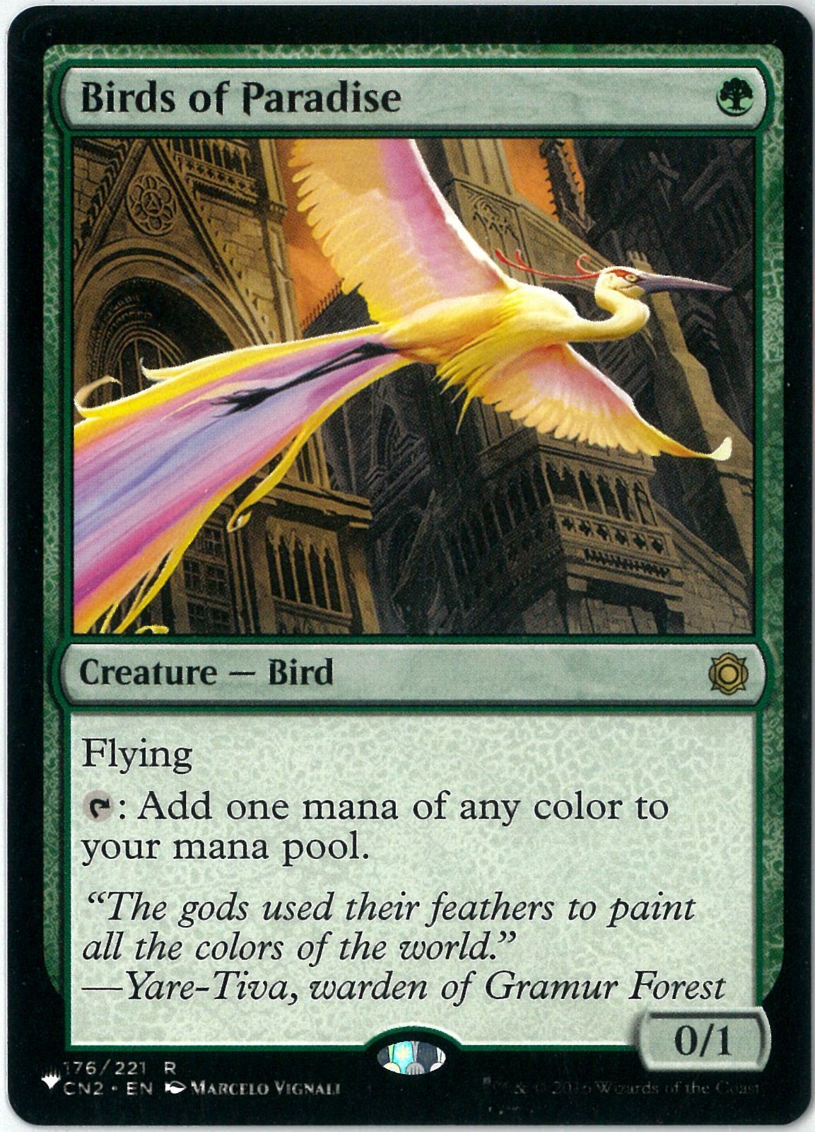 MTG/英語版/極楽鳥/Birds of Paradise/コンスピラシー：王位争奪