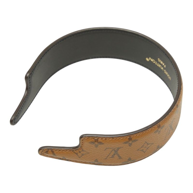 ルイ ヴィトン モノグラム リバース ヘッドバンドLV アウトライン